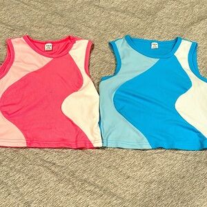 Set of 2 Girls tanks